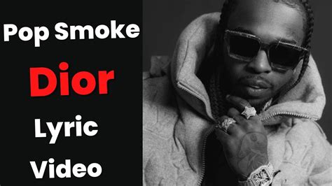 letra dior|POP SMOKE .